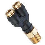 Tube to Pipe - Y Connector - Air Brake D.O.T. Composite Push-to-Connect Fittings, PTC